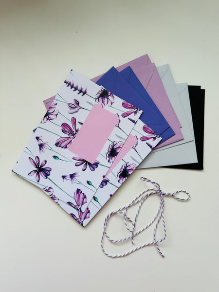 SET 10 BUSTE Fiore Lilla