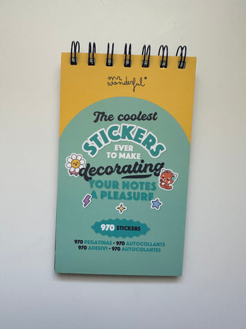 STICKERS BOOK Mr Wonderful